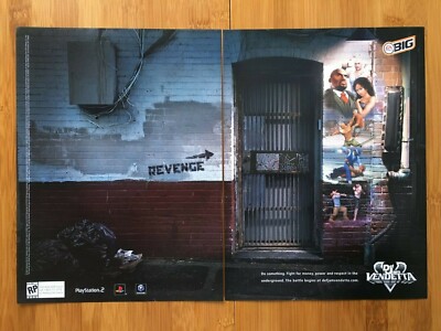Def Jam Vendetta PS2 Playstation 2 Gamecube 2004 Print Ad/Poster Official Art