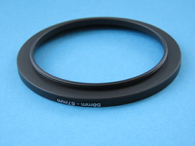 58mm to 67mm Step Up Step-Up Ring Camera Lens Filter Adapter Ring 58mm-67mm - Image 2 of 2