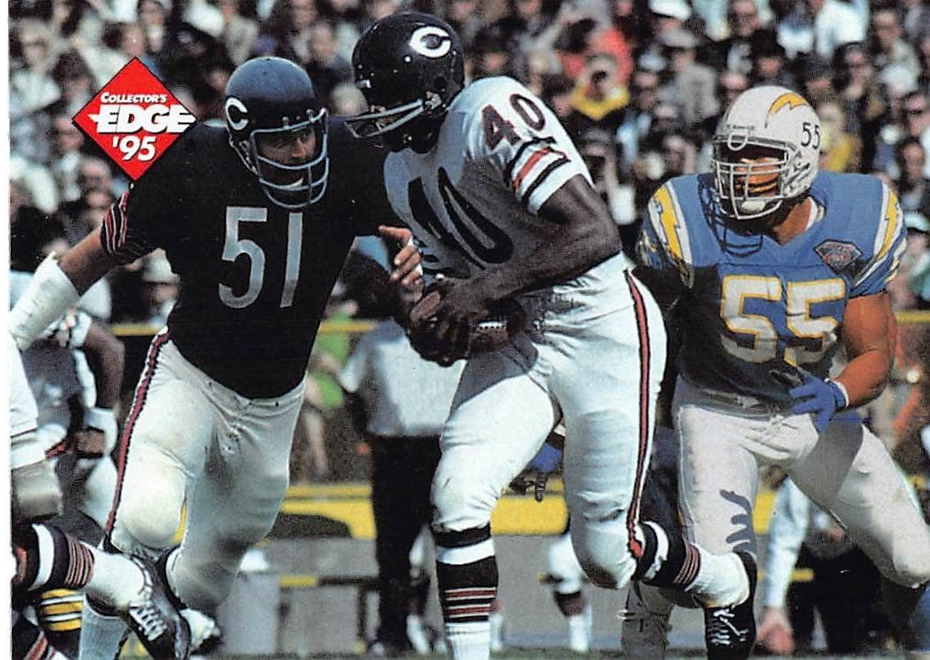 1995 Collectors Edge Time Warp Gale Sayers/Dick Butkus/ Seau
