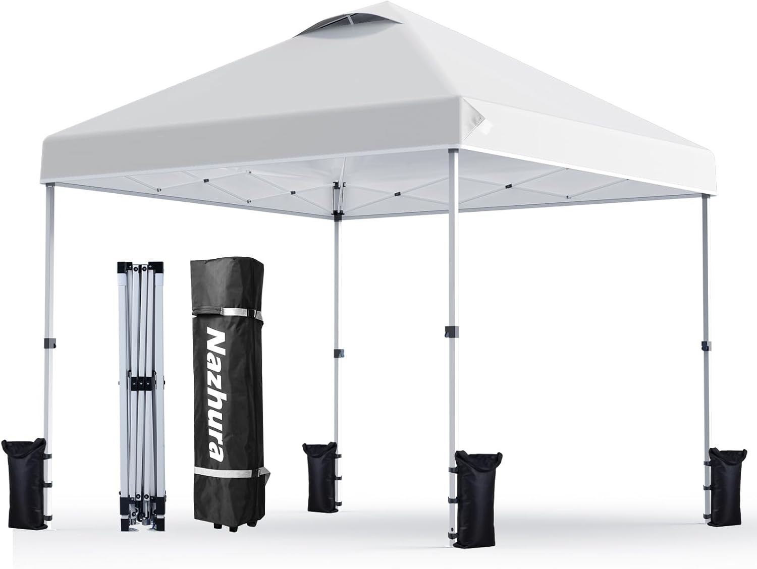 Tent With Sand Weight Bag - Easy Setup
