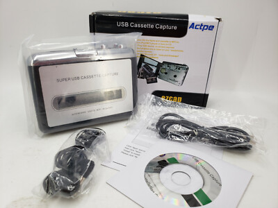Ezcap USB Cassette Tape Capture Converter to Mp3 for Audio / Music