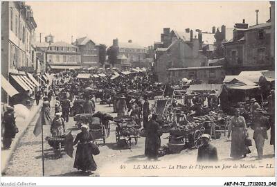 AKFP4-0327-72 - Le Mans- - Der Platz der Sporn Ein Jour De Markt