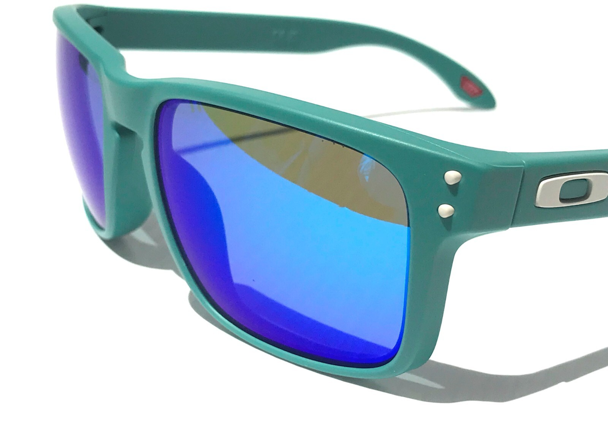 NEW Oakley HOLBROOK Matte Pacific Teal POLARIZED Galaxy Blue