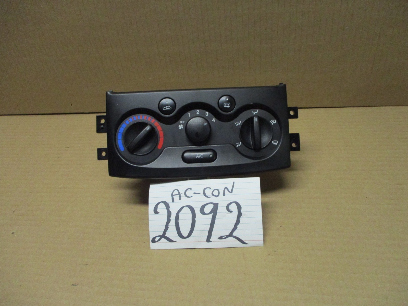 1999 2000 2001 2002 Daewoo Leganza AC and Heater Control Used Stock #2092-AC 