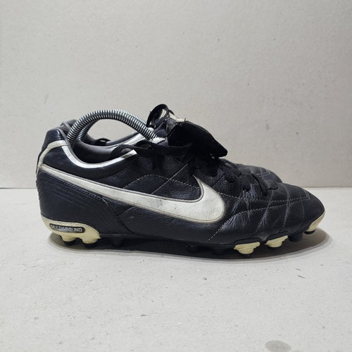 RARE Nike Tiempo Legend Mystic 1 MG Black/White Football/soccer boots UK9 EU44