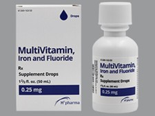 PEDIATRIC MULTIVITAMIN IRON  FLUORIDE 0.25MG DROP 50ML