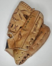 VTG 10" Miltix RH Throwing Leather Glove Made Japan 1466 Pre Treated Mitt RARE