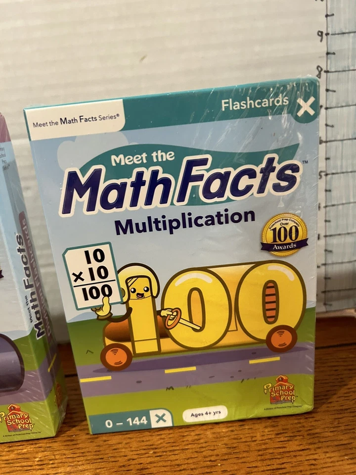 Meet the Math Facts - Multiplication 100 & Division 45 Level P -FLASHCARDS SEAL - Image 3 of 4