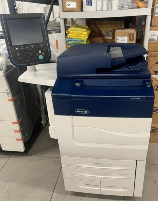 [チャージ残高0] りー Xerox Color C60 Copier Printer Scanner YBH Staple Finisher Fiery