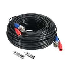 ZOSI 60FT CCTV BNC Video Power Cable for Security Camera System DVR Wire Cord