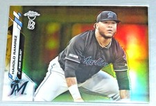 2020 Topps Chrome Ben Baller Did The Card Gold Refractor #/50 Harold Ramirez 106