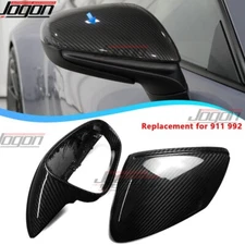 Real Carbon Car Side Mirror Cover For Porsche 911 992 Carrera GTS GT2 Targa 4 RS