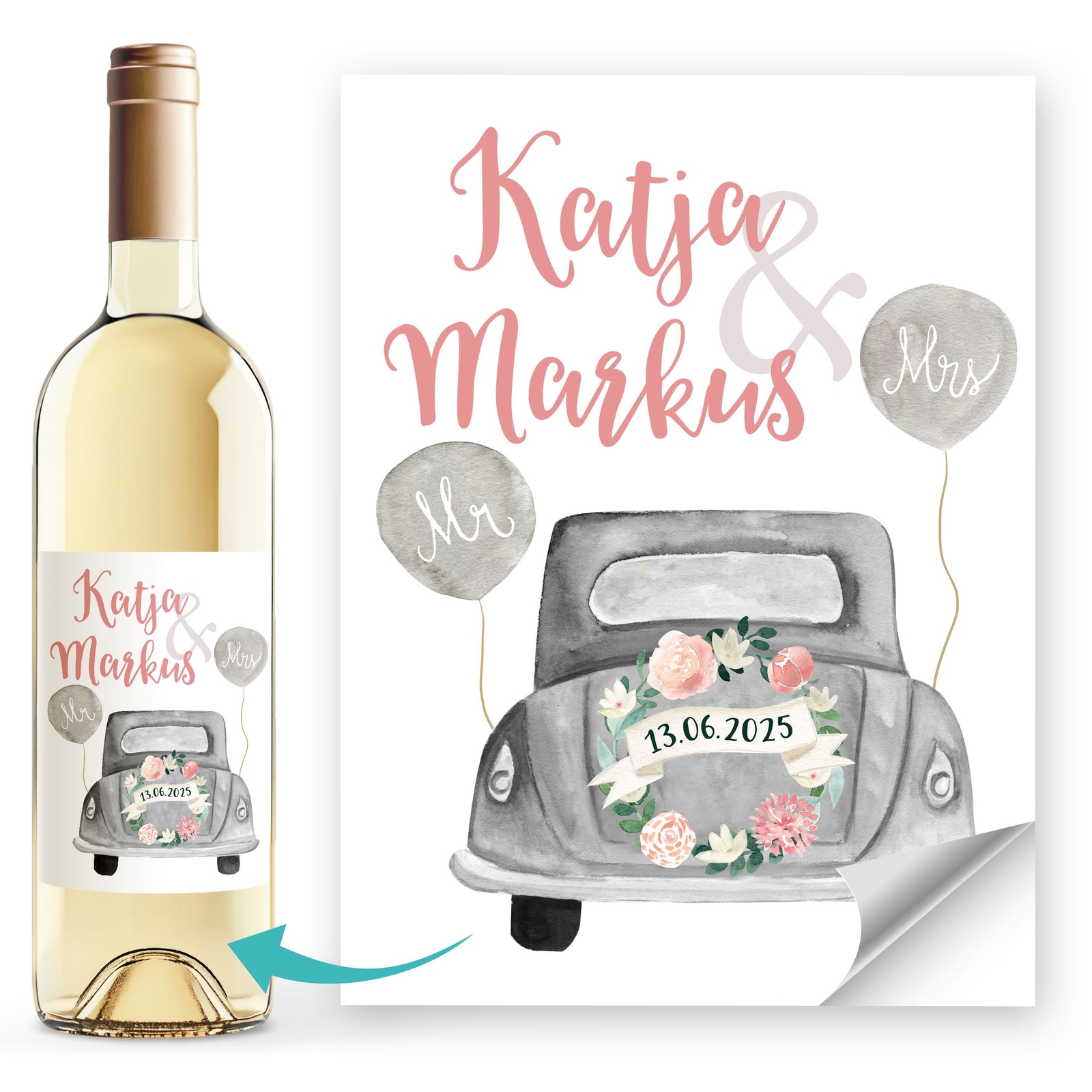 Лучший выбор для персонализации автомобильных воздушных шаров под общим названием и 2190₽