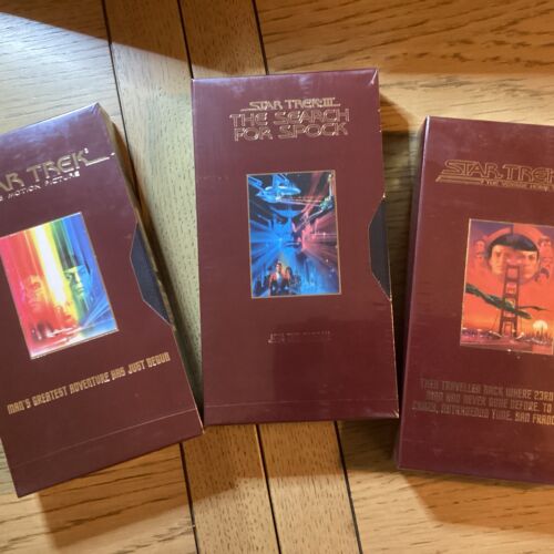 Star Trek 30th Anniversary Edition VHS Box Set, 3 X Videos Are Factory Sealed - Picture 6 of 7