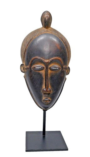 an old authentic antique african passport mask dan tribe from