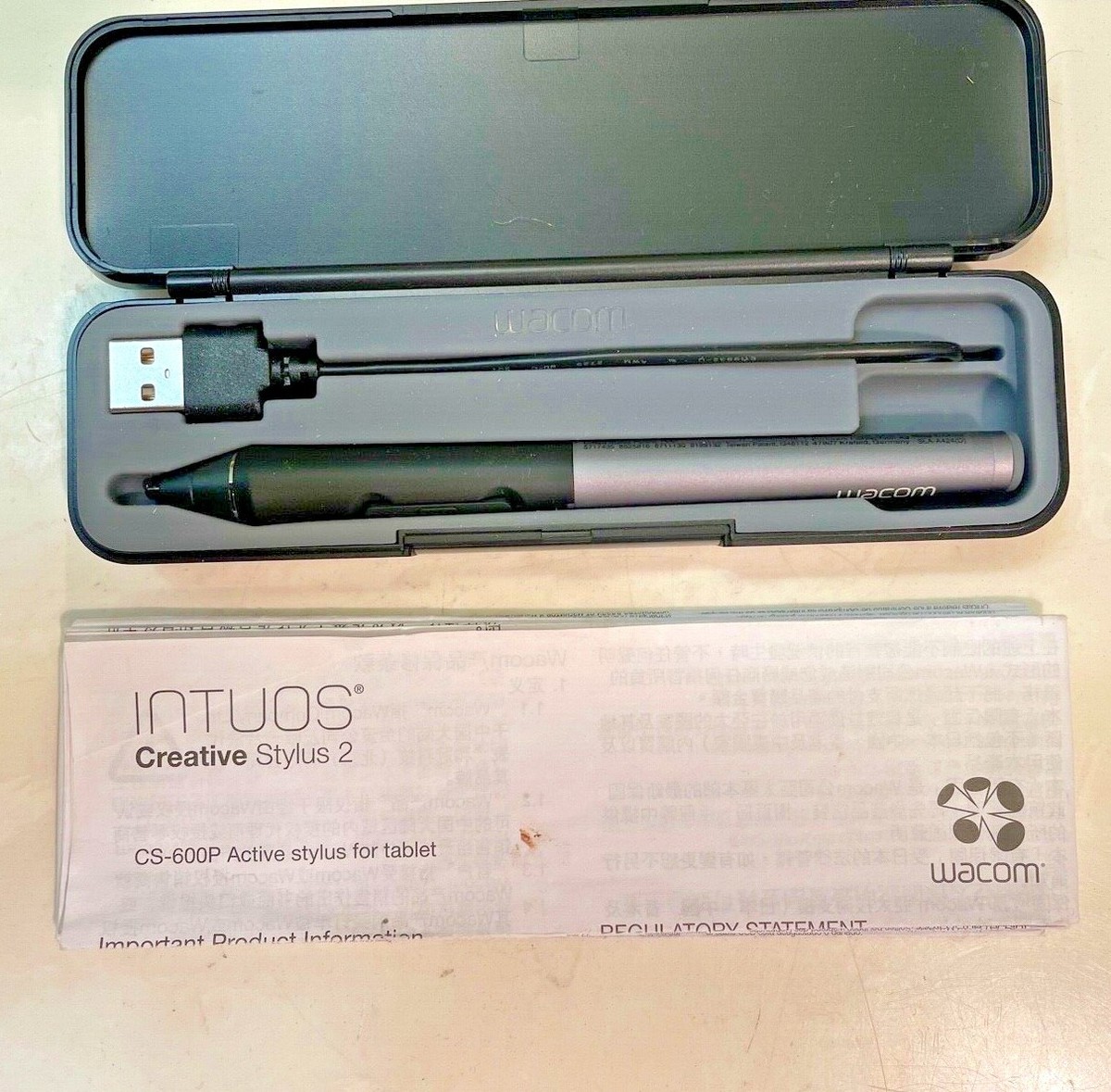 Intuos Creative Stylus Wacom Pencil For Ipad Wacom CS-600 Creative