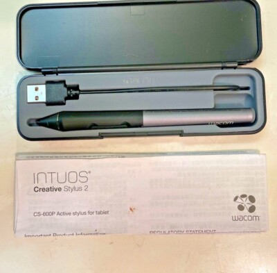 Wacom CS-600 Creative Stylus w/ Case Charging Cord
