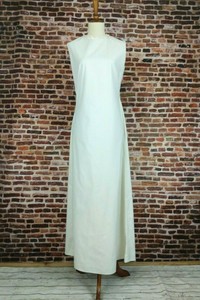solid white shift dress