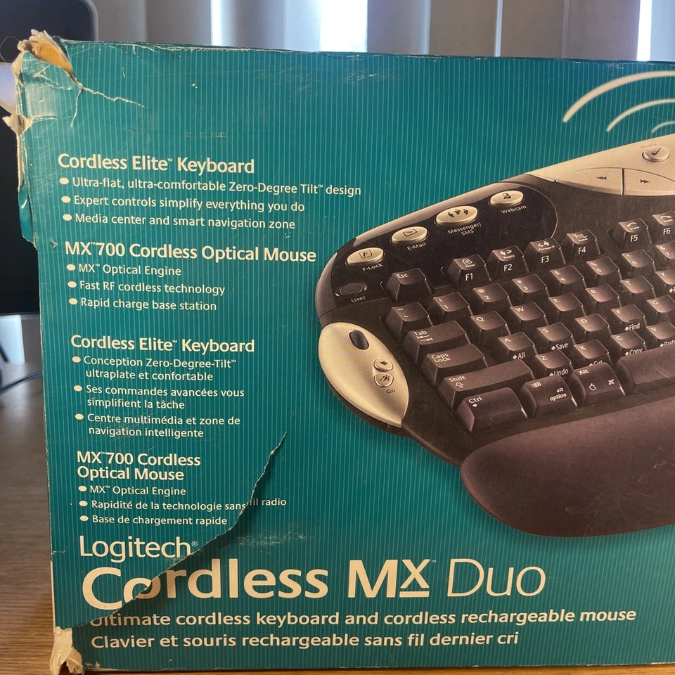 Logitech MX Duo  Wireless Keyboard & Rechargeable Wireless Mouse discontinued - Image 2 of 4