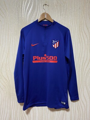 ATLETICO MADRID 2019 FOOTBALL SOCCER TRAINING SWEATSHIRT NIKE A05187-456 sz  M ME