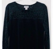 Vintage Designer Diane von Furstenberg Black Velvet Maxi Dress US Sz S