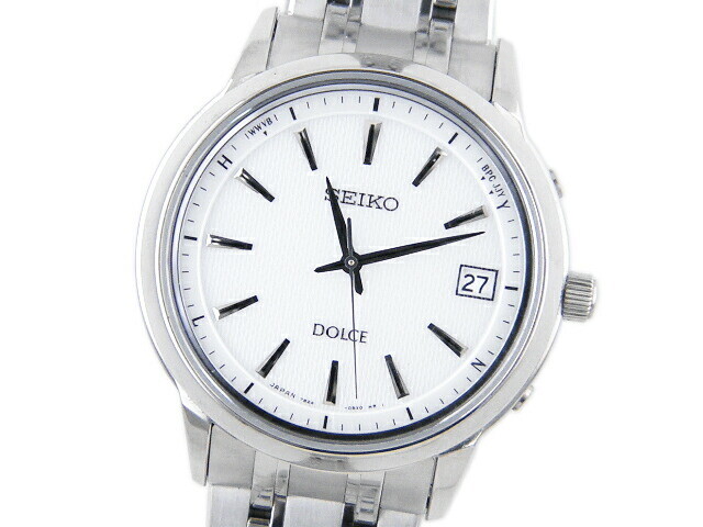 Seiko Dolce Men's Watch SADZ163 Titanium 38.7mm Used with Box & Papers