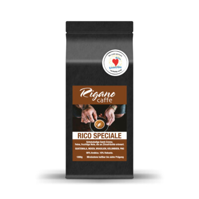 Rigano Kaffee Rico Speziale Arabica Robusta Brasilien Crema  Deutschland  