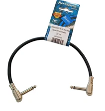 Reference Cable Patch Effects Pedalboard 0.2 mt 90 degree Pedal Italy 30 cm New