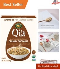Nutritious Tasty Creamy Coconut Oatmeal - 6 Pack, 35g Whole Grains, High Fiber
