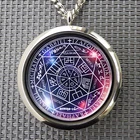 Sigil Seven Archangels Saint Michael Gabriel Raphael Protection Pendant Necklace