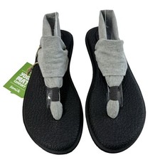 Sanuk Yoga Sling 2 Comfort Sandals in Grey Size 6