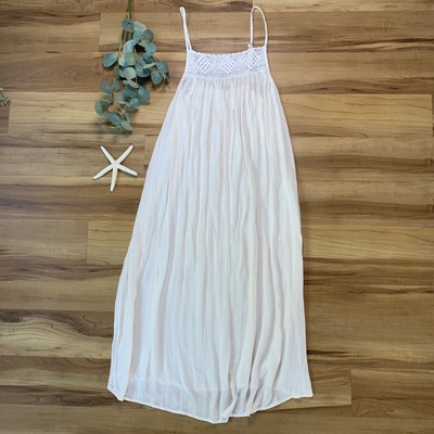 white maxi dress xs