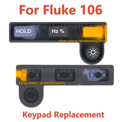 Keypad For Fluke 106 Palm-sized Digital Multimeter Silicone Buttons Replacement