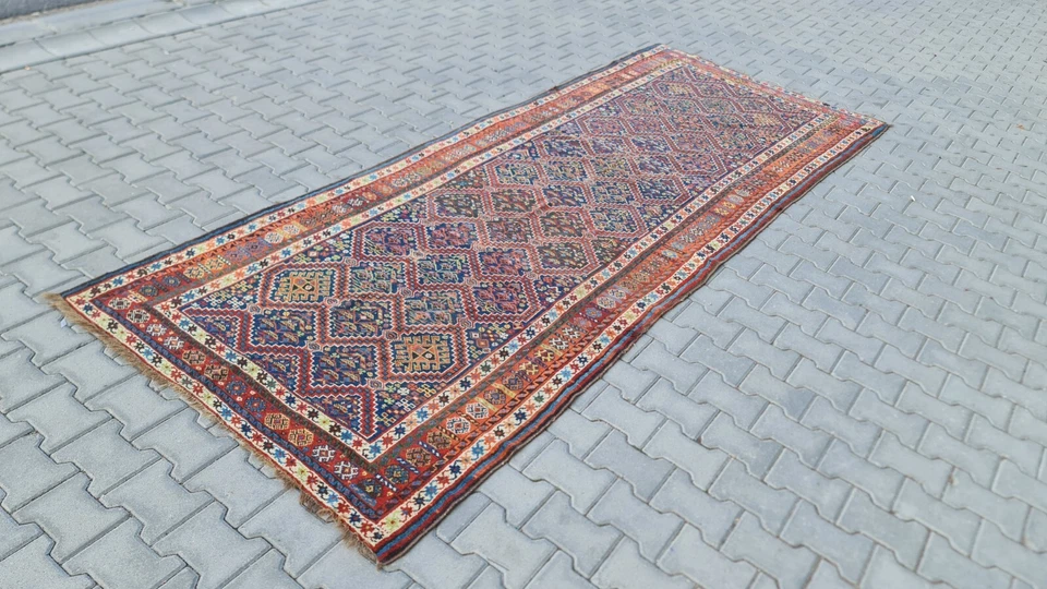 Venta Black Friday, alfombra de corredor 4x12, alfombra de corredor de escalera, alfombra de cocina, alfombra caucásica Foto 2 de 4