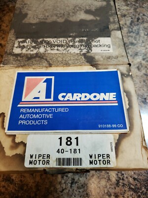 Remanufactured Wiper Motor Cardone Industries 40-181