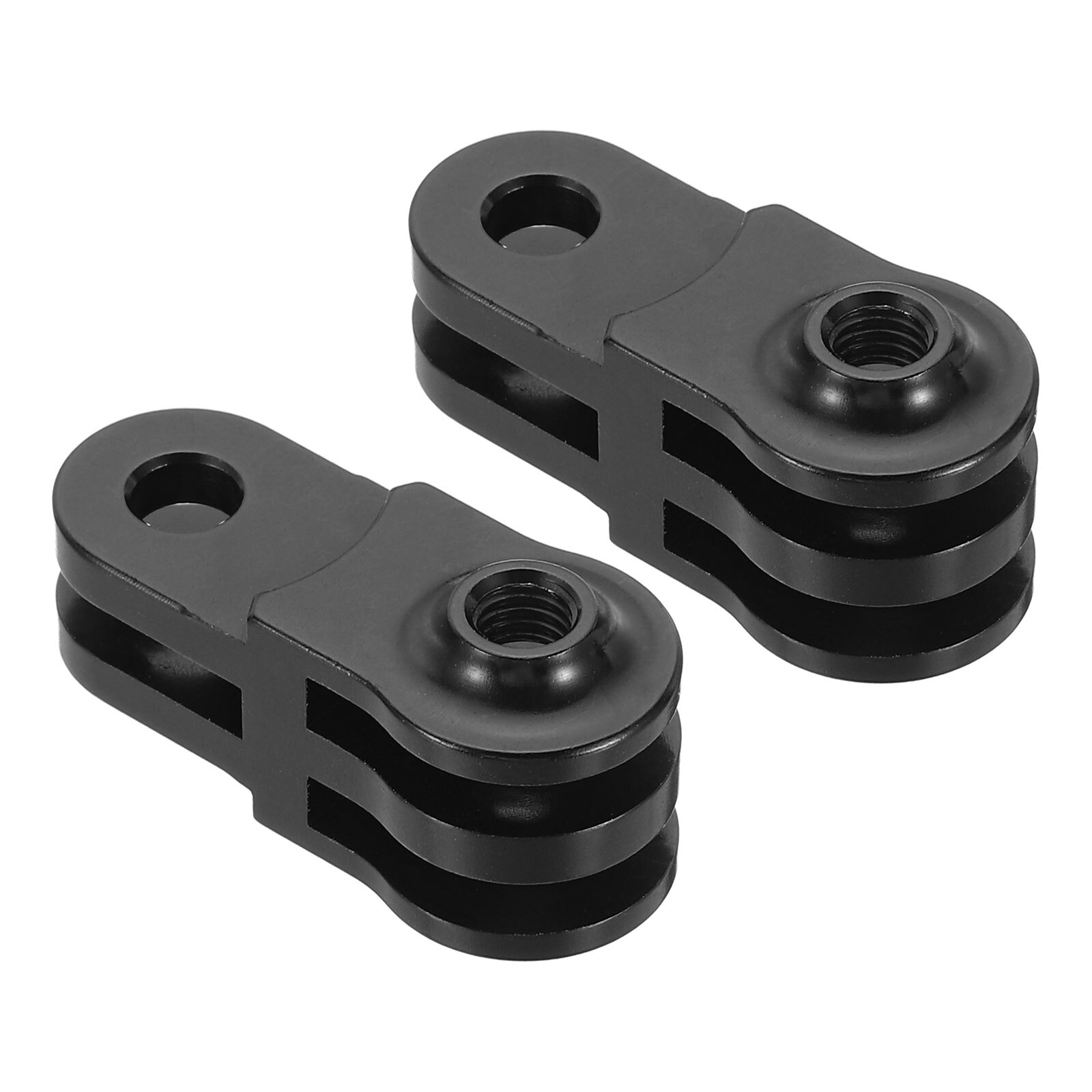 Action Camera Tripod, 2pcs Aluminum Tripod Mount Style 4, Black-image