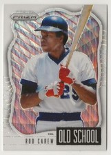 2021 Panini Prizm Rod Carew Old School White Wave Prizm California Angels OS-5