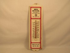 Vintage Phillips 66 Metal Advertising Thermometer Gas Oil 13 Inches Tall