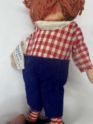 Vintage Knickerbocker Bend 'Em Raggedy Andy Doll Figures Japan 9 Inch READ - Picture 13 of 15