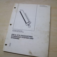 CAT 206 212 Excavator HYDRAULIC system STEERING Repair Shop Service Manual