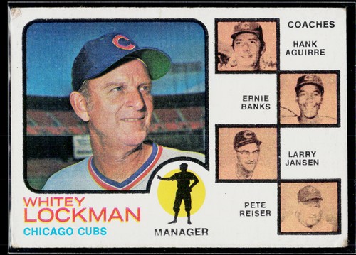 Cubs Field Leaders [Natural Background] #81 1973 Topps card