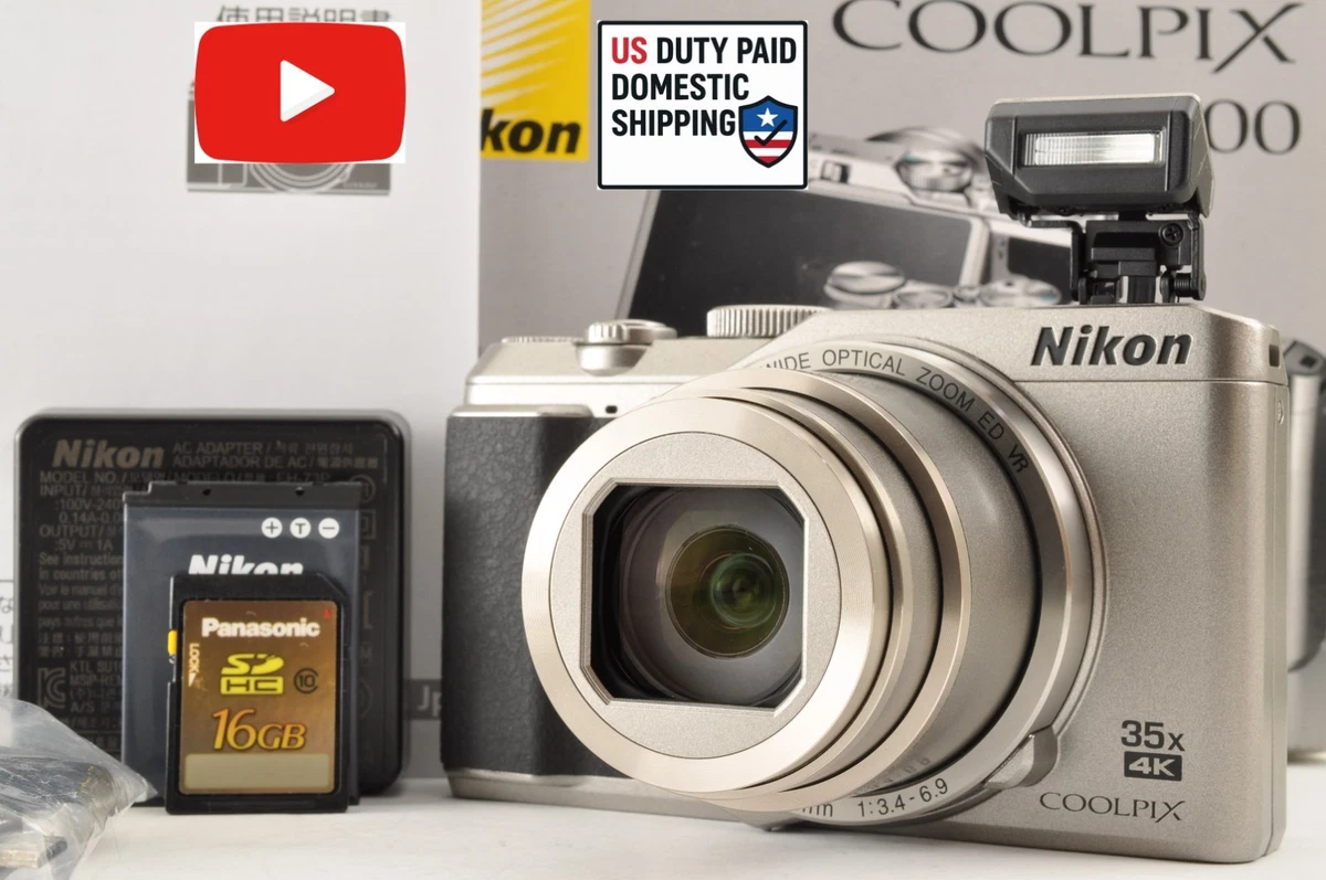 Nikon COOLPIX A900 美品 すぐ使えるセット バッテリー3個付き Nikon COOLPIX A900 Digital Camera with Free Accessory Kit