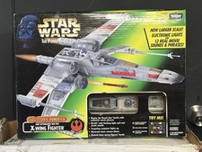 Kenner Star Wars The Power of the Force Electronic Power FX X-Wing Fighter. T-45