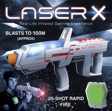 Laser X Long Range Blaster Gun W/ Vest Laser Tag