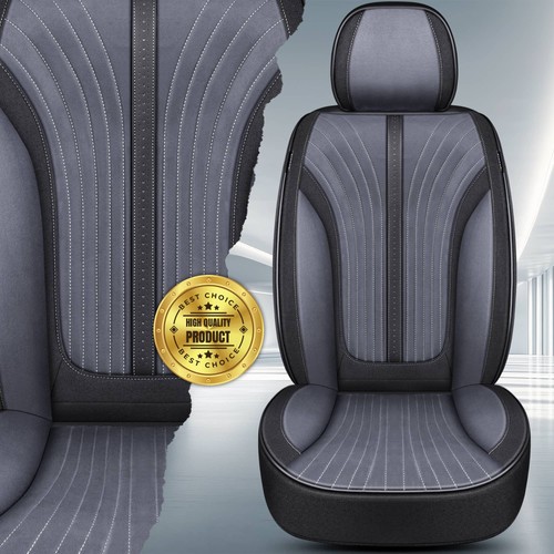 Schonbezüge Sitzbezüge für Seat Leon 2 1P Bj 2005-12 in Schwarz/Grau V1 - Bild 7 von 10