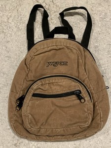 Mini Corduroy Jansport Backpack Brown Color Super Clean! JanSport Cross Town Plus Remix Laptop Backpack, Small  main image 4
