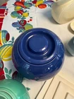 Vintage Fiesta Kitchen Kraft covered Jar large WITH ORIGINAL LABEL ATTACHED!
