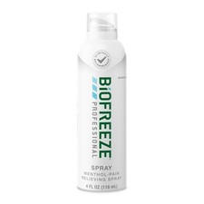 Biofreeze Professional Menthol Pain Relieving Spray 4 FL OZ Colorless Aerosol