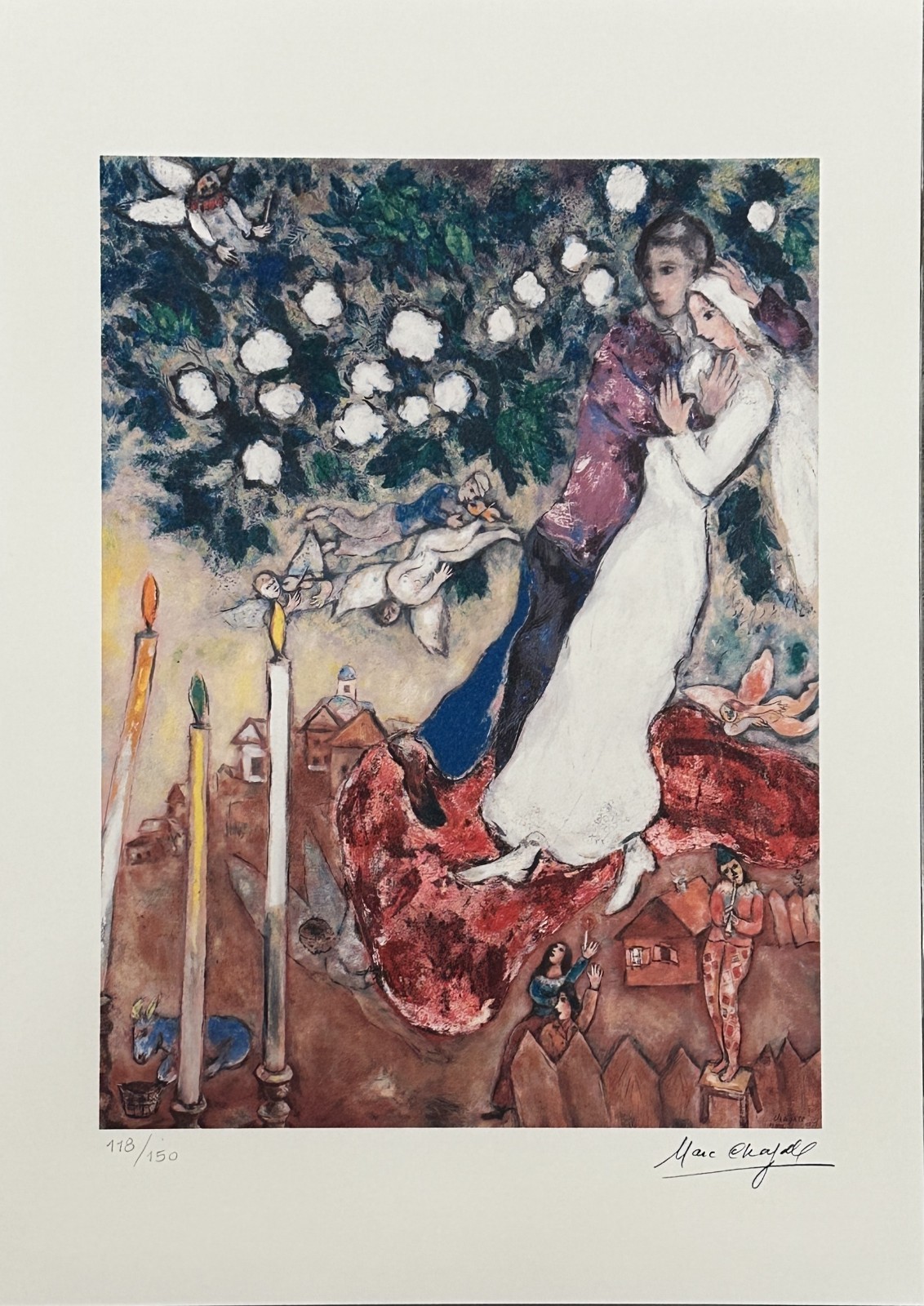 Signed & Numbered Edition Marc Chagall Lithograph 