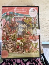 POLKA DOODLES CRAFTING PRINTABLES CD ROM. MAGIC GARDEN